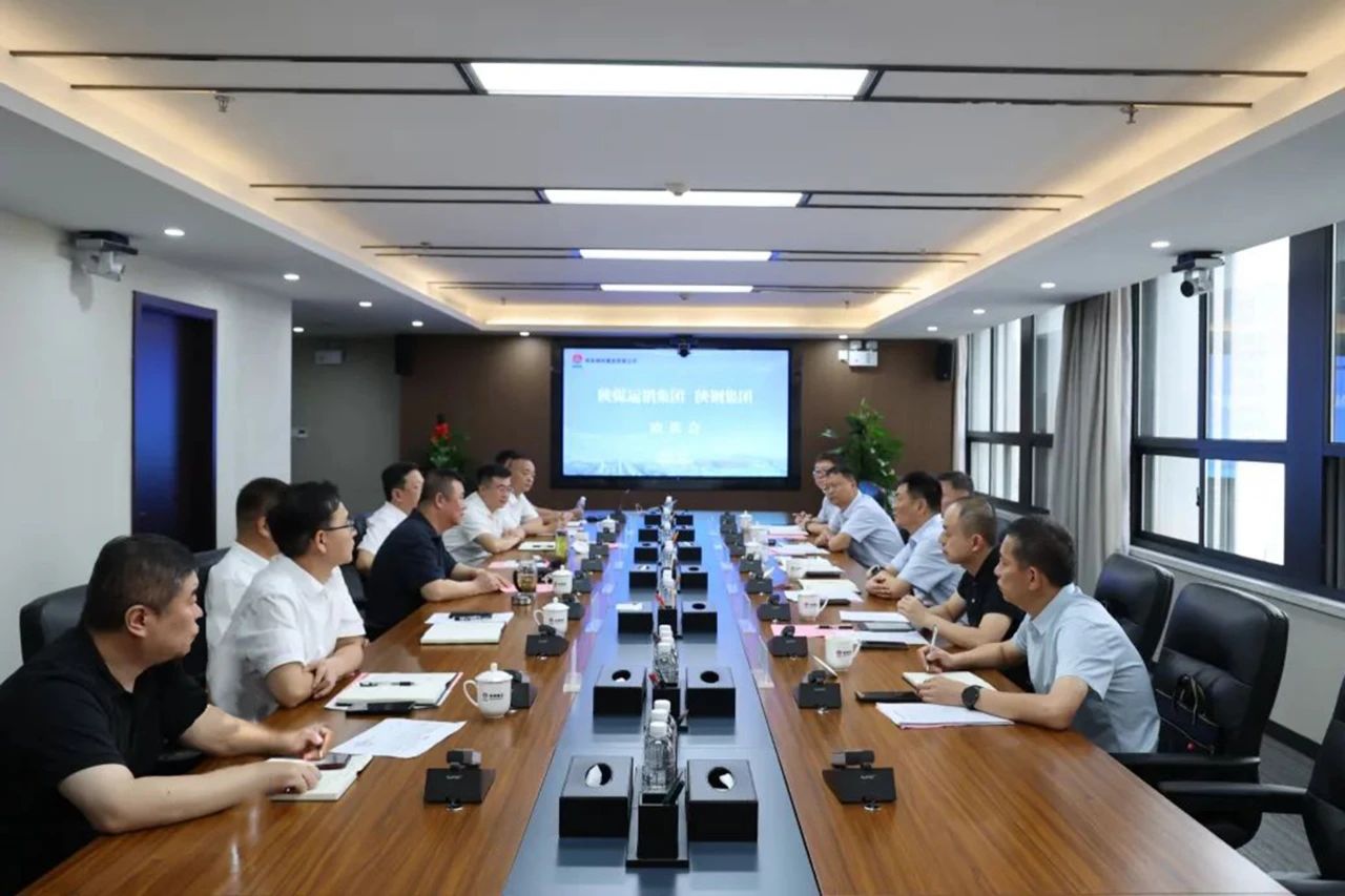 陜煤運銷集團陳西平一行來訪陜鋼集團